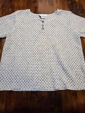 Vintage Carolina Colours  Textured Knit Top Granola